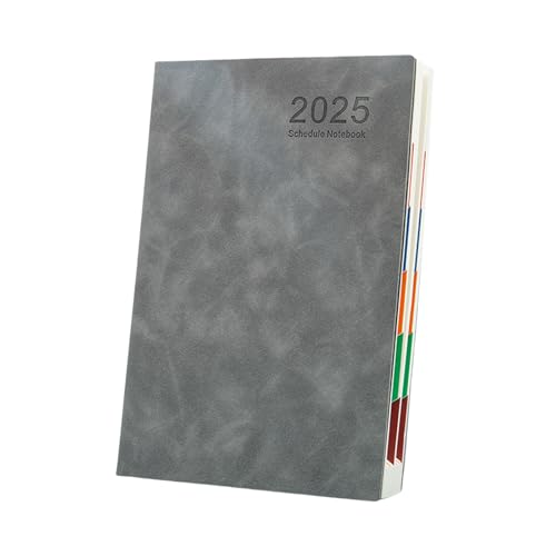 2025 Terminplaner, Wochen- und Tagesplaner, Tagebuch, Notizbücher, 365 Tage Effizienz, Notizblöcke für Erwachsene von TingHaoO