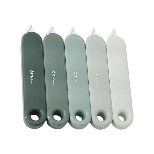 5 Stück Farbverlaufskorrekturband, weiße Rollen, Applikator, einfach zu bedienen, Farbverlaufskorrektur, Applikator, Schulbedarf 5 Stück Farbverlaufskorrekturband, weiße Rollen, Applikator, einfach zu bedienen, Farbverlaufskorrektur, Applikator, Schulbedarf von TingHaoO