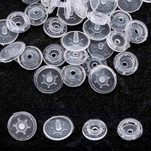 Bunte Druckknöpfe aus Kunstharz, 12 mm, Druckknöpfe für Babykleidung, Windel-Lätzchen, 1000 Stück Bunte Druckknöpfe aus Kunstharz, 12 mm, Druckknöpfe für Babykleidung, Windel-Lätzchen, 1000 Stück von TingHaoO
