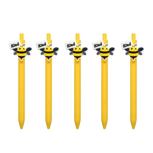 Cartoon-Kugelschreiber, schwarze Tinte, einziehbar, für Tagebuch, Schreiben, Notizen, Bürobedarf, Ball für Krankenschwestern, 5 Stück Cartoon-Kugelschreiber, schwarze Tinte, einziehbar, für Tagebuch, Schreiben, Notizen, Bürobedarf, Ball für Krankenschwestern, 5 Stück von TingHaoO