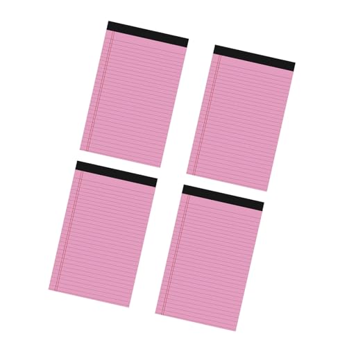 Notizblock, reißbar, für Rechtskratzbuch, Schreibpapier, Schulbedarf, reißbar, liniert, Taschennotizblöcke, 4 Stück von TingHaoO
