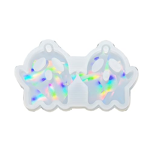 Silikonform mit Licht und Schlüsselanhänger, perforiert, für Ohrringe, Anhänger, handgefertigt, Valentinstag, Geburtstag, Schmuck Silikonform mit Licht und Schlüsselanhänger, perforiert, für Ohrringe, Anhänger, handgefertigt, Valentinstag, Geburtstag, Schmuck von TingHaoO
