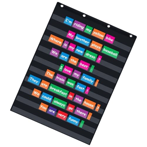 Standard-Taschendiagramme, Satzstreifen und Worttaschentafeln, transparent, 10 Taschen, Schulbedarf für Klassenzimmer Standard-Taschendiagramme, Satzstreifen und Worttaschentafeln, transparent, 10 Taschen, Schulbedarf für Klassenzimmer von TingHaoO