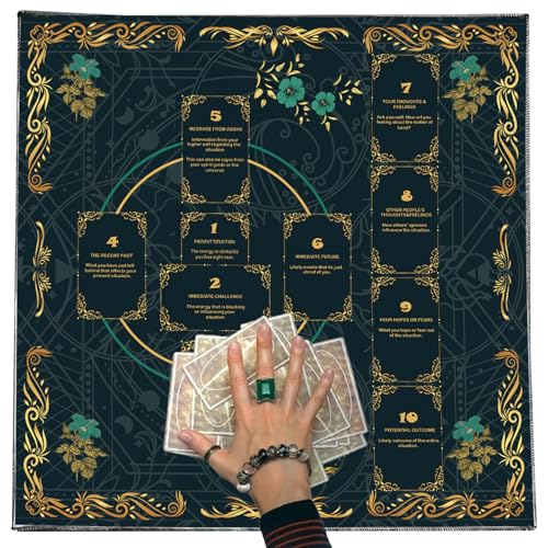Tarots Tischdecke, Lesekarte, Astrologie, Altäre, Stoff, Wahrsagungskarte, Tischdecke, Wandteppich, Hexereibedarf Tarots Tischdecke, Lesekarte, Astrologie, Altäre, Stoff, Wahrsagungskarte, Tischdecke, Wandteppich, Hexereibedarf von TingHaoO