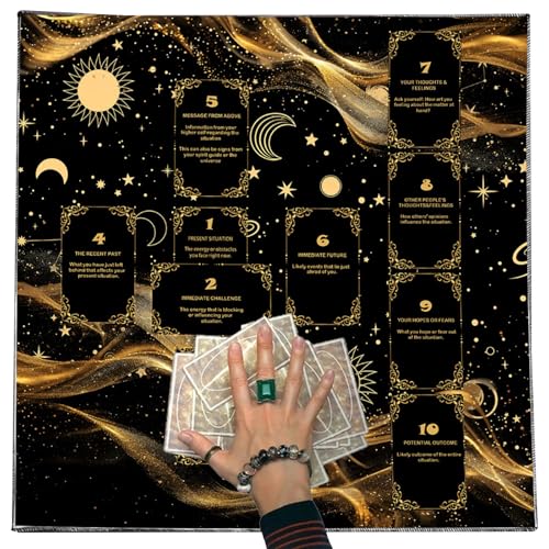Tarots Tischdecke, Lesekarte, Astrologie, Altäre, Stoff, Wahrsagungskarte, Tischdecke, Wandteppich, Hexereibedarf Tarots Tischdecke, Lesekarte, Astrologie, Altäre, Stoff, Wahrsagungskarte, Tischdecke, Wandteppich, Hexereibedarf von TingHaoO