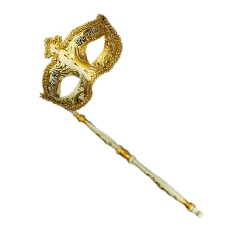 TingHaoO Maskerade mit Haltestab Halloween Kostüm Venezianer Karneval Karneval für Party TingHaoO Maskerade mit Haltestab Halloween Kostüm Venezianer Karneval Karneval für Party von TingHaoO
