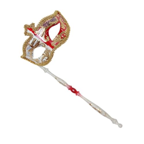 TingHaoO Maskerade mit Haltestab Halloween Kostüm Venezianer Karneval Karneval für Party TingHaoO Maskerade mit Haltestab Halloween Kostüm Venezianer Karneval Karneval für Party von TingHaoO
