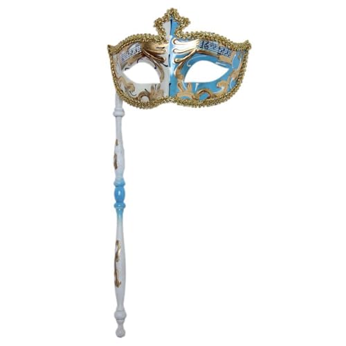 TingHaoO Maskerade mit Haltestab Halloween Kostüm Venezianer Karneval Karneval für Party TingHaoO Maskerade mit Haltestab Halloween Kostüm Venezianer Karneval Karneval für Party von TingHaoO
