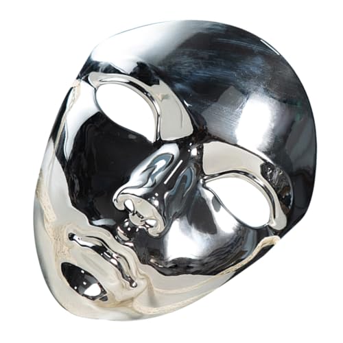 TingHaoO Metallic-Farbe, Maskerade, Halloween, Cosplay, Vollgesicht, Halloween-Kostüm, Zubehör für Damen und Herren, Cosplay TingHaoO Metallic-Farbe, Maskerade, Halloween, Cosplay, Vollgesicht, Halloween-Kostüm, Zubehör für Damen und Herren, Cosplay von TingHaoO
