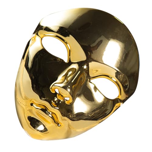 TingHaoO Metallic-Farbe, Maskerade, Halloween, Cosplay, Vollgesicht, Halloween-Kostüm, Zubehör für Damen und Herren, Cosplay TingHaoO Metallic-Farbe, Maskerade, Halloween, Cosplay, Vollgesicht, Halloween-Kostüm, Zubehör für Damen und Herren, Cosplay von TingHaoO
