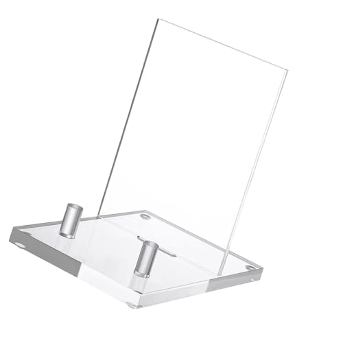 TingHaoO Tragbarer kleiner Acryl-Staffelei-Ständer für Bilderrahmen und dekorative Teller, geeignet für Veranstaltungen und Ausstellungen TingHaoO Tragbarer kleiner Acryl-Staffelei-Ständer für Bilderrahmen und dekorative Teller, geeignet für Veranstaltungen und Ausstellungen von TingHaoO