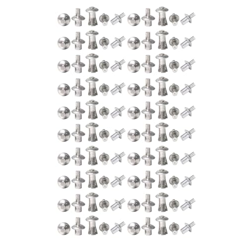 TingHaoO Verbesserte Aluminium-Blindnieten, starke und sichere Befestigungslösung, praktische Aluminium-Nieten für Reparaturen TingHaoO Verbesserte Aluminium-Blindnieten, starke und sichere Befestigungslösung, praktische Aluminium-Nieten für Reparaturen von TingHaoO