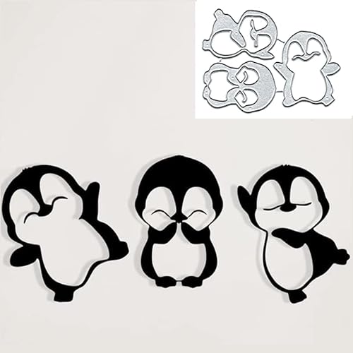 3 Stück/Set Pinguine Metall stanzformen Stanzteile Metall, Papierkarten-Stanzformen, Schnittschablonen für DIY-Prägung, Kartengestaltung, Buchanhänger, dekorative Papierformen, Scrapbooking 3 Stück/Set Pinguine Metall stanzformen Stanzteile Metall, Papierkarten-Stanzformen, Schnittschablonen für DIY-Prägung, Kartengestaltung, Buchanhänger, dekorative Papierformen, Scrapbooking von TingZVen