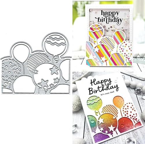 Ballonparty Metallstanzformen Stanzteile aus Metall,Stanzformen, Papierkarten-Stanzformen, Schnittschablonen für DIY-Prägung, Kartengestaltung, Buchanhänger, dekorative Papierformen, Scrapbooking Ballonparty Metallstanzformen Stanzteile aus Metall,Stanzformen, Papierkarten-Stanzformen, Schnittschablonen für DIY-Prägung, Kartengestaltung, Buchanhänger, dekorative Papierformen, Scrapbooking von TingZVen
