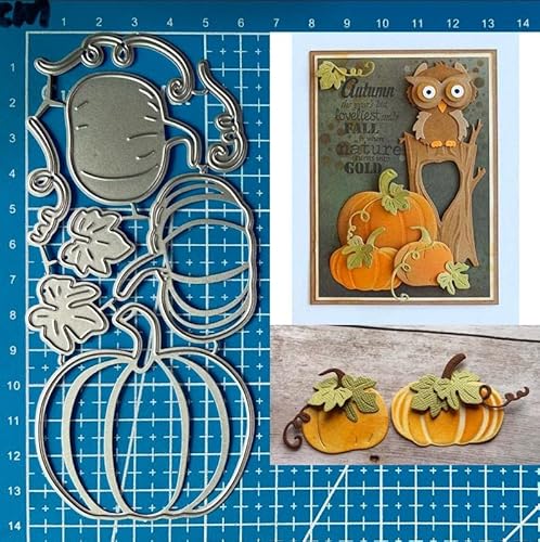 Halloween-Kürbis Rahmen Metall stanzformen Stanzteile Metall, Papierkarten-Stanzformen, Schnittschablonen für DIY-Prägung, Kartengestaltung, Buchanhänger, dekorative Papierformen, Scrapbooking Halloween-Kürbis Rahmen Metall stanzformen Stanzteile Metall, Papierkarten-Stanzformen, Schnittschablonen für DIY-Prägung, Kartengestaltung, Buchanhänger, dekorative Papierformen, Scrapbooking von TingZVen