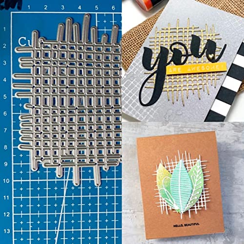 Jute-Textur-Metall-Stanzformen, Jute-Textur, Stanzschablonen, Schablonen für DIY, Scrapbooking, Karten, dekorative Prägepapier-Stanzformen für Scrapbooking, Kartenherstellung Jute-Textur-Metall-Stanzformen, Jute-Textur, Stanzschablonen, Schablonen für DIY, Scrapbooking, Karten, dekorative Prägepapier-Stanzformen für Scrapbooking, Kartenherstellung von TingZVen