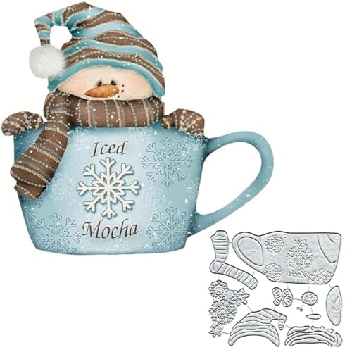 Schneemann-Kakaotasse Metall stanzformen Stanzteile Metall, Papierkarten-Stanzformen, Schnittschablonen für DIY-Prägung, Kartengestaltung, Buchanhänger, dekorative Papierformen, Scrapbooking Schneemann-Kakaotasse Metall stanzformen Stanzteile Metall, Papierkarten-Stanzformen, Schnittschablonen für DIY-Prägung, Kartengestaltung, Buchanhänger, dekorative Papierformen, Scrapbooking von TingZVen