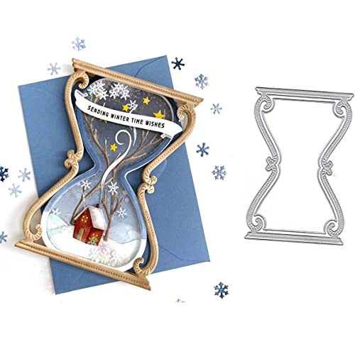 Time Hourglass Metall-Stanzformen, Weihnachtszeit, Sanduhr-Shaker, Stanzschablonen für DIY, Scrapbooking, Karten, dekorative Prägepapier-Stanzformen für Scrapbooking, Kartenherstellung Time Hourglass Metall-Stanzformen, Weihnachtszeit, Sanduhr-Shaker, Stanzschablonen für DIY, Scrapbooking, Karten, dekorative Prägepapier-Stanzformen für Scrapbooking, Kartenherstellung von TingZVen