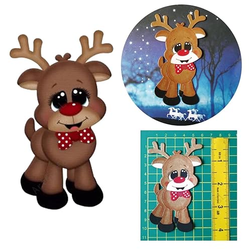 Weihnachten Reh Metall stanzformen Stanzteile Metall, Papierkarten-Stanzformen, Schnittschablonen für DIY-Prägung, Kartengestaltung, Buchanhänger, dekorative Papierformen, Scrapbooking Weihnachten Reh Metall stanzformen Stanzteile Metall, Papierkarten-Stanzformen, Schnittschablonen für DIY-Prägung, Kartengestaltung, Buchanhänger, dekorative Papierformen, Scrapbooking von TingZVen