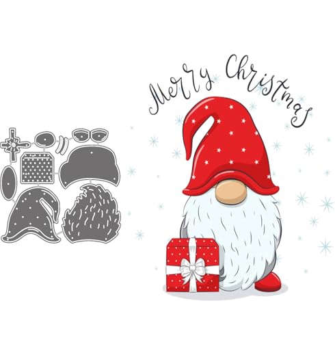 Zwerg-Stanzformen, Metall-Stanzformen, Weihnachts-Zwerg-Stanzschablonen für DIY, Scrapbooking, Karten, Fotoalbum, dekorative Prägepapier-Stanzformen für Scrapbooking Zwerg-Stanzformen, Metall-Stanzformen, Weihnachts-Zwerg-Stanzschablonen für DIY, Scrapbooking, Karten, Fotoalbum, dekorative Prägepapier-Stanzformen für Scrapbooking von TingZVen