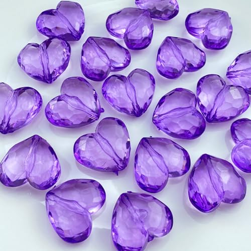 Tingoons Acryl-Perlen in Herzform, 28 x 25 mm, transparent, bunt, Bastelperlen mit Loch, Abstandshalter, Perlen für Heimdekoration, DIY, Handwerk, Schmuckherstellung, Armband, Halskette, Ohrringe, Tingoons Acryl-Perlen in Herzform, 28 x 25 mm, transparent, bunt, Bastelperlen mit Loch, Abstandshalter, Perlen für Heimdekoration, DIY, Handwerk, Schmuckherstellung, Armband, Halskette, Ohrringe, von Tingoons