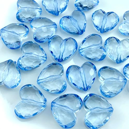 Tingoons Acrylperlen in Herzform, 28 x 25 mm, transparent, bunt, Bastelperlen mit Loch, Abstandshalter, Perlen für Heimdekoration, DIY, Handwerk, Schmuckherstellung, Armband, Halskette, Ohrringe, Tingoons Acrylperlen in Herzform, 28 x 25 mm, transparent, bunt, Bastelperlen mit Loch, Abstandshalter, Perlen für Heimdekoration, DIY, Handwerk, Schmuckherstellung, Armband, Halskette, Ohrringe, von Tingoons