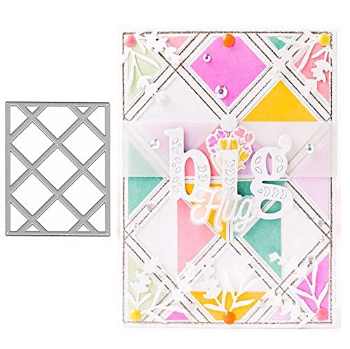 Diamant-Rechteck Rahmen Metall stanzformen Stanzteile Metall, Papierkarten-Stanzformen, Schnittschablonen für DIY-Prägung, Kartengestaltung, Buchanhänger, dekorative Papierformen, Scrapbooking Diamant-Rechteck Rahmen Metall stanzformen Stanzteile Metall, Papierkarten-Stanzformen, Schnittschablonen für DIY-Prägung, Kartengestaltung, Buchanhänger, dekorative Papierformen, Scrapbooking von TingZVen