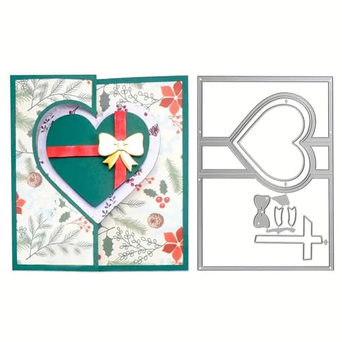 Herz-Faltkarten Rahmen Metall stanzformen Stanzteile Metall, Papierkarten-Stanzformen, Schnittschablonen für DIY-Prägung, Kartengestaltung, Buchanhänger, dekorative Papierformen, Scrapbooking Herz-Faltkarten Rahmen Metall stanzformen Stanzteile Metall, Papierkarten-Stanzformen, Schnittschablonen für DIY-Prägung, Kartengestaltung, Buchanhänger, dekorative Papierformen, Scrapbooking von TingZVen