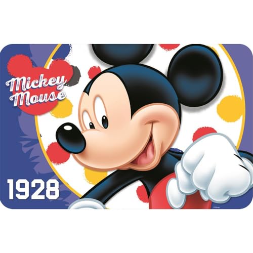 Mickey Mouse Platzdeckchen Tischunterlage 43cm x 28cm von Tinisu