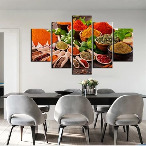 5 Stück Küche Gewürze Diamond Painting Erwachsene, 5D Diamant Painting Bilder Kinde, DIY Voll Round Malen Nach Zahlen Diamant Malerei Arts basteln Set mit Zubehö, für Home Wand Dekor 50x25cm N-1472 5 Stück Küche Gewürze Diamond Painting Erwachsene, 5D Diamant Painting Bilder Kinde, DIY Voll Round Malen Nach Zahlen Diamant Malerei Arts basteln Set mit Zubehö, für Home Wand Dekor 50x25cm N-1472 von Tinnoon
