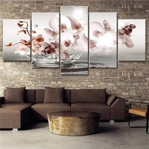5 Stück Magnolie Blume Diamond Painting Erwachsene, 5D Diamant Painting Bilder Kinde, DIY Voll Eckige Malen Nach Zahlen Diamant Malerei Arts basteln Set mit Zubehö, für Home Wand Dekor 125x63cm N-8876 5 Stück Magnolie Blume Diamond Painting Erwachsene, 5D Diamant Painting Bilder Kinde, DIY Voll Eckige Malen Nach Zahlen Diamant Malerei Arts basteln Set mit Zubehö, für Home Wand Dekor 125x63cm N-8876 von Tinnoon