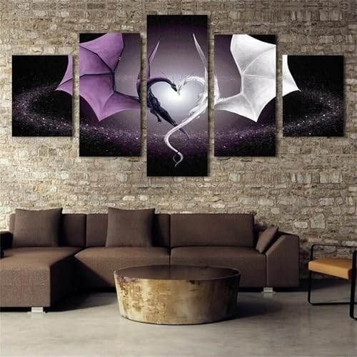 5D Diamond Art Painting 5 Pack Diamant Painting Bilder Erwachsene Drache Tier Diamond Painting Kinder Voll Diamant Crystal Art Malen Nach Zahlen Basteln Set für Home Décor Geschenke 200x100cm N-4354 5D Diamond Art Painting 5 Pack Diamant Painting Bilder Erwachsene Drache Tier Diamond Painting Kinder Voll Diamant Crystal Art Malen Nach Zahlen Basteln Set für Home Décor Geschenke 200x100cm N-4354 von Tinnoon