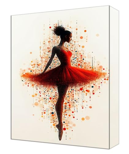 Malen Nach Zahlen Erwachsene Ballett Mädchen, Kinder DIY Handgemalt Ölgemälde Kit, Knitterfreie Leinwand, Pinsels Und Acrylfarbe, Basteln Erwachsene AnfäNger Kit, Heimdekoration Geschenk 45x60cm T-17 Malen Nach Zahlen Erwachsene Ballett Mädchen, Kinder DIY Handgemalt Ölgemälde Kit, Knitterfreie Leinwand, Pinsels Und Acrylfarbe, Basteln Erwachsene AnfäNger Kit, Heimdekoration Geschenk 45x60cm T-17 von Tinnoon