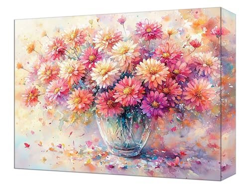 Malen Nach Zahlen Erwachsene Farbe Blume, Kinder DIY Handgemalt Ölgemälde Kit, Knitterfreie Leinwand, Pinsels Und Acrylfarbe, Basteln Erwachsene Kit, Kreativität Geschenk Heimdekoration 70x90cm T-64 Malen Nach Zahlen Erwachsene Farbe Blume, Kinder DIY Handgemalt Ölgemälde Kit, Knitterfreie Leinwand, Pinsels Und Acrylfarbe, Basteln Erwachsene Kit, Kreativität Geschenk Heimdekoration 70x90cm T-64 von Tinnoon