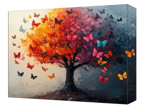 Malen Nach Zahlen Erwachsene Farbe Schmetterling, Kinder DIY Handgemalt Ölgemälde Kit, Knitterfreie Leinwand, Pinsels Und Acrylfarbe, Basteln Erwachsene AnfäNger Kit, Kreativität Geschenk 45x60cm T-54 Malen Nach Zahlen Erwachsene Farbe Schmetterling, Kinder DIY Handgemalt Ölgemälde Kit, Knitterfreie Leinwand, Pinsels Und Acrylfarbe, Basteln Erwachsene AnfäNger Kit, Kreativität Geschenk 45x60cm T-54 von Tinnoon