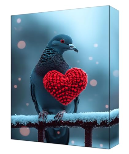 Malen Nach Zahlen Erwachsene Liebe Taube, Kinder DIY Handgemalt Ölgemälde Kit, Knitterfreie Leinwand, Pinsels Und Acrylfarbe, Basteln Erwachsene Kit, Kreativität Geschenk Heimdekoration 30x40cm T-5 Malen Nach Zahlen Erwachsene Liebe Taube, Kinder DIY Handgemalt Ölgemälde Kit, Knitterfreie Leinwand, Pinsels Und Acrylfarbe, Basteln Erwachsene Kit, Kreativität Geschenk Heimdekoration 30x40cm T-5 von Tinnoon