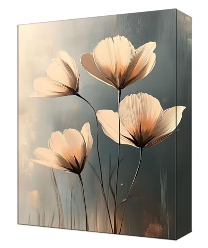 Malen Nach Zahlen Erwachsene Weiß Blume, Kinder DIY Handgemalt Ölgemälde Kit, Knitterfreie Leinwand, Pinsels Und Acrylfarbe, Basteln Erwachsene Kit, Kreativität Geschenk Heimdekoration 30x40cm T-21 Malen Nach Zahlen Erwachsene Weiß Blume, Kinder DIY Handgemalt Ölgemälde Kit, Knitterfreie Leinwand, Pinsels Und Acrylfarbe, Basteln Erwachsene Kit, Kreativität Geschenk Heimdekoration 30x40cm T-21 von Tinnoon