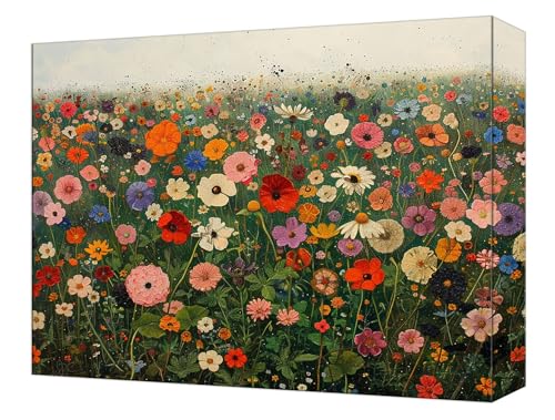 Malen Nach Zahlen Farbe Blumen Malen Nach Zahlen Kinder ab 7, DIY Set Erwachsene, mit Pinseln und Acrylfarben, Knitterfreie Leinwand Kit, Kreatives für Erwachsene, Home Deko 40x50cm (Ohne Rahmen) T-72 von Tinnoon