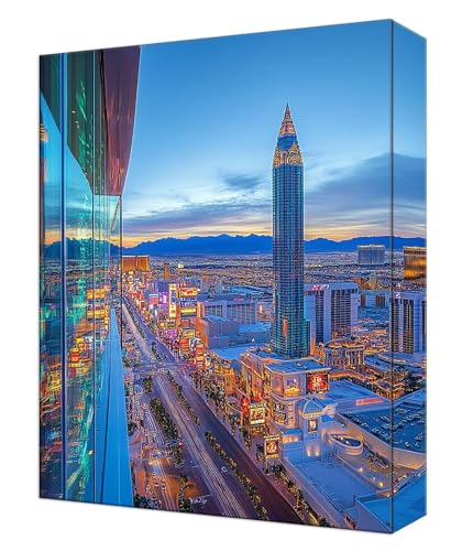 Malen Nach Zahlen Stadt Architektur Malen Nach Zahlen Kinder ab 7, DIY Set Erwachsene, mit 3- Pinseln und Acrylfarben, Kreatives für Erwachsene, Home Wand Deko Geschenke 40x50cm (Ohne Rahmen) T-87 von Tinnoon