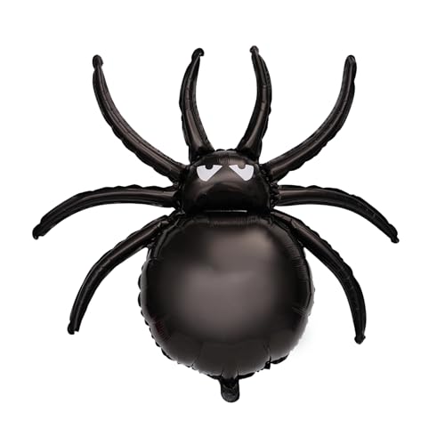 10stk Halloween-Luftballons mit Schwarzen Spinnen, 82 cm Großer Mylar-Folienballon mit Spinnen für Halloween Gruselige Partys und Geburtstagsdekorationen 10stk Halloween-Luftballons mit Schwarzen Spinnen, 82 cm Großer Mylar-Folienballon mit Spinnen für Halloween Gruselige Partys und Geburtstagsdekorationen von Tinoaly