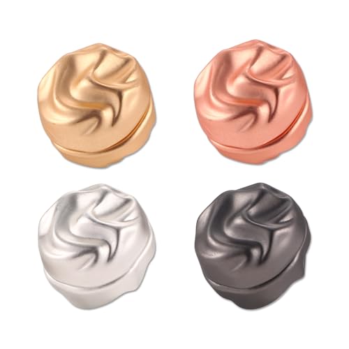 4stk Hijab Magneten, Vielseitige Magnetische Nadeln für Kleidung Bunte Hijab-Nadeln für Frauen Magnetischer Schalverschluss Ohne Hängenbleiben für Kleidung Kleider Schals (Farbe A) von Tinoaly