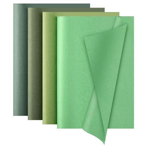 60 Blatt Salbeigrünes Geschenkpapier, Salbeigrünes Seidenpapier mit Farbverlauf 50x35cm Grünes Seidenpapier Hellgrünes Seidenpapier für Bastelarbeiten Geschenktüten Partydekoration 60 Blatt Salbeigrünes Geschenkpapier, Salbeigrünes Seidenpapier mit Farbverlauf 50x35cm Grünes Seidenpapier Hellgrünes Seidenpapier für Bastelarbeiten Geschenktüten Partydekoration von Tinoaly