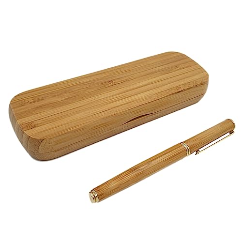 Personalisierbarer Bambus-Stift mit Holzgriff, Füllfederhalter, Business-Stift, Schreibwaren-Stift, Bürogeschenke, Luxus-Füllfederhalter mit Holzgriff von TintTower