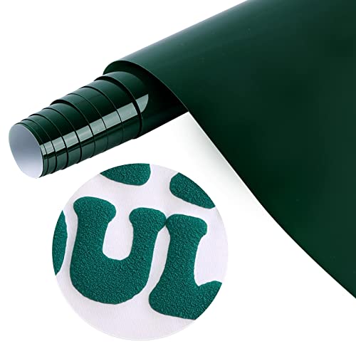 Tintnut 3D Flockfolie Plotterfolie Textil, Grün Schaumstoff bügelbilder für textilien, 10inches x 6ft für kreative Bügelbilder - Perfekt für Cricut, Plotter und Transferpressen Tintnut 3D Flockfolie Plotterfolie Textil, Grün Schaumstoff bügelbilder für textilien, 10inches x 6ft für kreative Bügelbilder - Perfekt für Cricut, Plotter und Transferpressen von Tintnut
