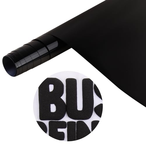Tintnut Black Puff HTV Vinyl Wärmeübertragung, 10inches x 6ft für kreative Bügelbilder - Perfekt für Cricut, Plotter und Transferpressen Tintnut Black Puff HTV Vinyl Wärmeübertragung, 10inches x 6ft für kreative Bügelbilder - Perfekt für Cricut, Plotter und Transferpressen von Tintnut