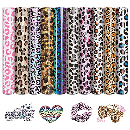 Tintnut Leopard HTV Wärmetransfer-Vinyl, 30,5 x 25,4 cm, Geparden-Wärmetransfer-Vinyl, Safari, HTV, Tierdruck, zum Aufbügeln, Vinyl für T-Shirts, Taschen, kompatibel mit Cricut oder Silhoutte Cameo Tintnut Leopard HTV Wärmetransfer-Vinyl, 30,5 x 25,4 cm, Geparden-Wärmetransfer-Vinyl, Safari, HTV, Tierdruck, zum Aufbügeln, Vinyl für T-Shirts, Taschen, kompatibel mit Cricut oder Silhoutte Cameo von Tintnut
