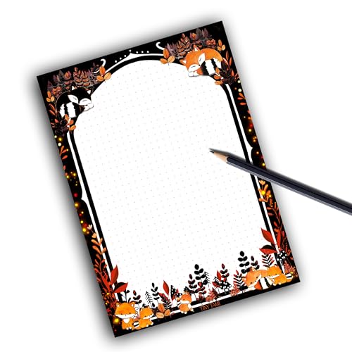 Süsse Füchse Notizblock, Fuchs im Herbst, A5, 15 x 21 cm, 50 Blatt by Tiny Tami Süsse Füchse Notizblock, Fuchs im Herbst, A5, 15 x 21 cm, 50 Blatt by Tiny Tami von TinyTami