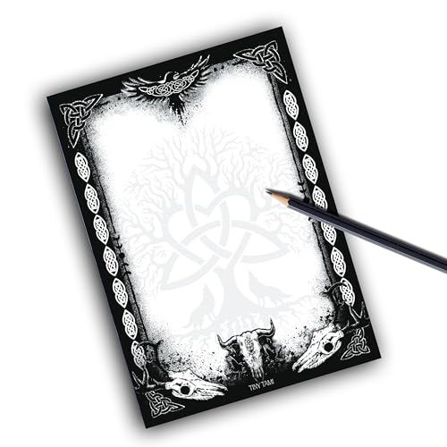TinyTami Viking ValhallaNotizblock, 21 x 15 cm, A5, Wikinger Mythos, kawaii, mit 50 Blatt TinyTami Viking ValhallaNotizblock, 21 x 15 cm, A5, Wikinger Mythos, kawaii, mit 50 Blatt von TinyTami