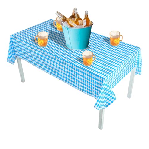 Oktoberfest Tischdecke - Bayerische Dekoration für die Oktoberfest Party Tischdecke | Tragbare Bayerische Tischabdeckung für Versammlungen, Outdoor-Barbecues, Geburtstage, Bierzelte, Haushalt Oktoberfest Tischdecke - Bayerische Dekoration für die Oktoberfest Party Tischdecke | Tragbare Bayerische Tischabdeckung für Versammlungen, Outdoor-Barbecues, Geburtstage, Bierzelte, Haushalt von Tioheam