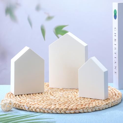 Tioncy 3 Größen Haus-Betonform, Kerzenglas, 3D-Pentagramm-Silikonform für Zuhause, DIY, Beton, Zement, Jesmonit, Raysin, Epoxidharz, Gießform, Weihnachtshaus Tioncy 3 Größen Haus-Betonform, Kerzenglas, 3D-Pentagramm-Silikonform für Zuhause, DIY, Beton, Zement, Jesmonit, Raysin, Epoxidharz, Gießform, Weihnachtshaus von Tioncy